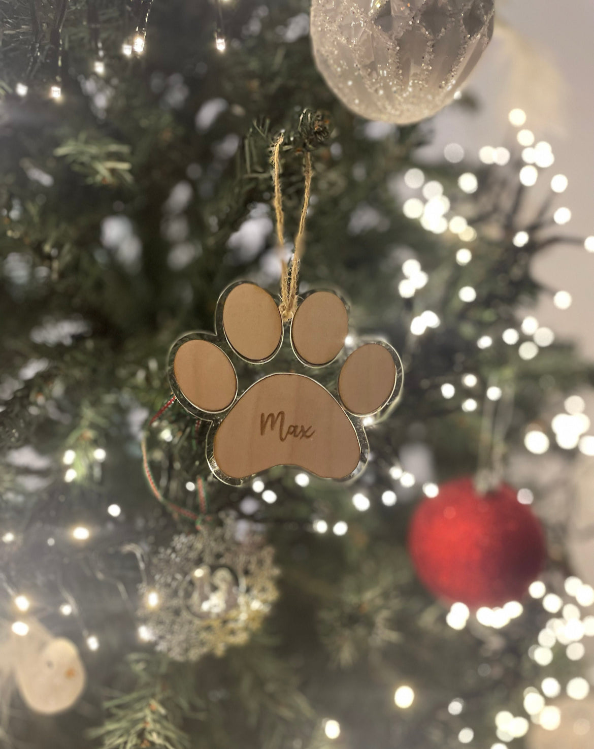 Personalised Dog Christmas Tree Decoration
